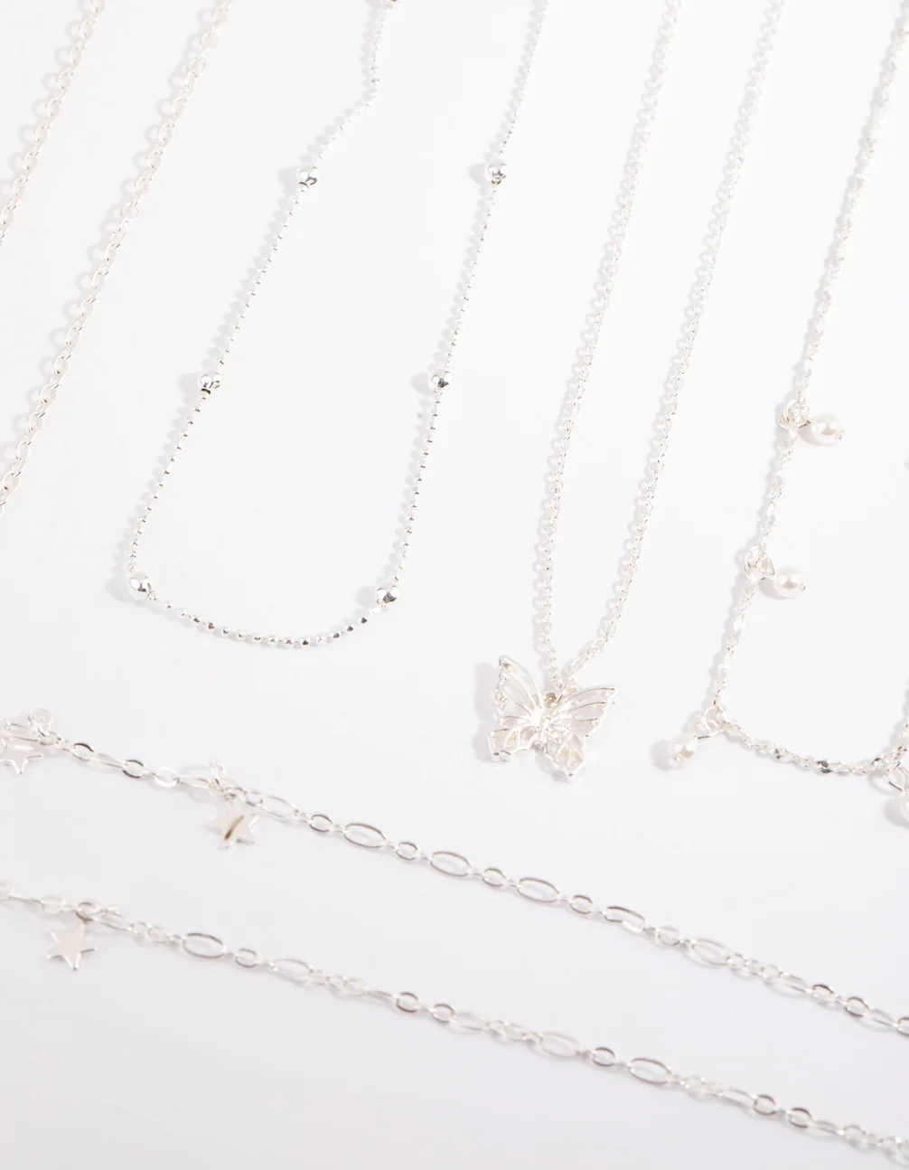 Silver Star & Pearl Choker 6-Pack - Image 3