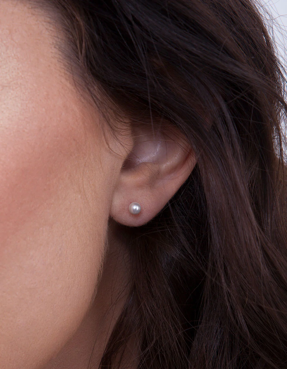 Sterling Silver Pearl Fireball Stud Earrings Trio - Image 3