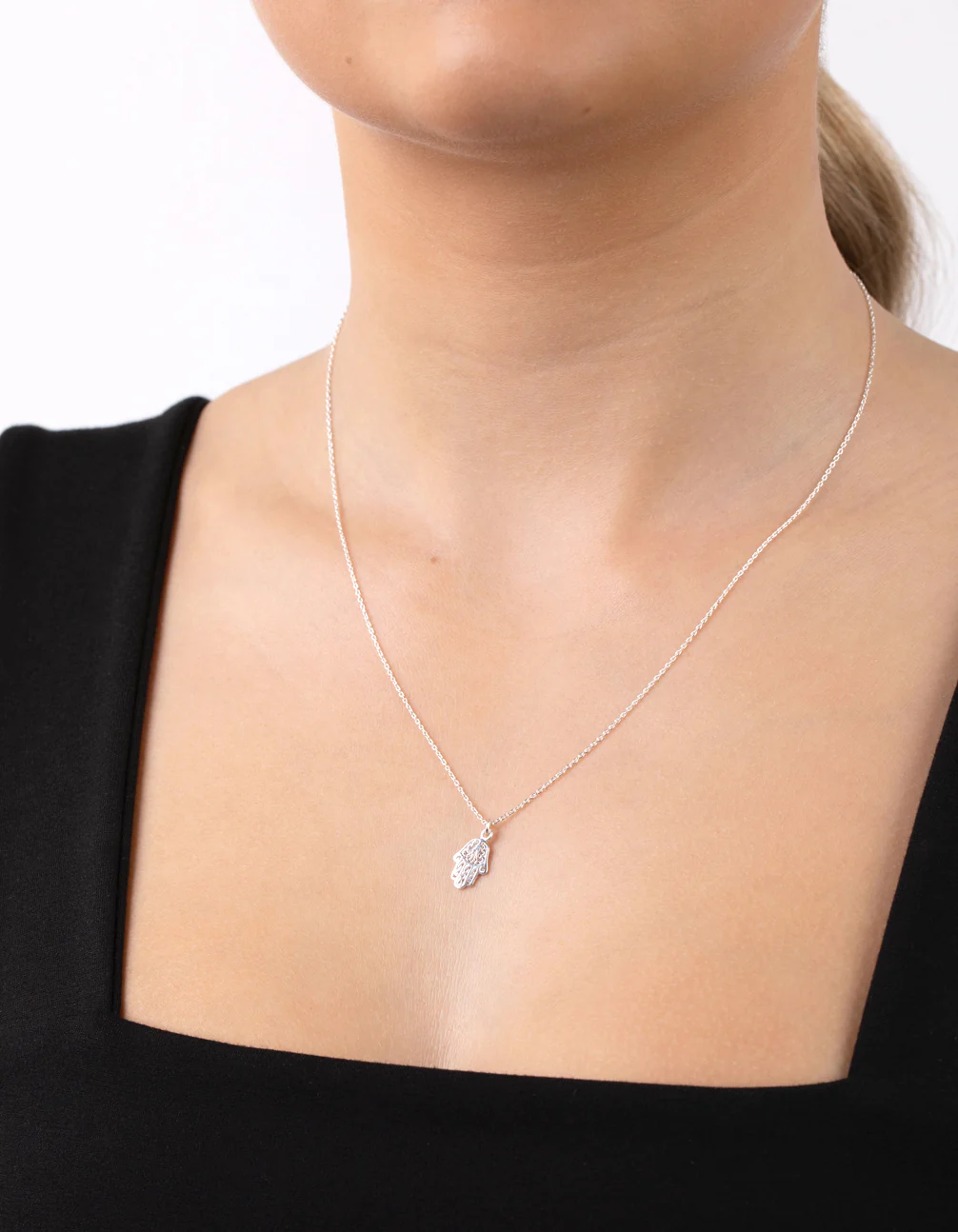 Sterling Silver Large Pearl Necklace - Image 3