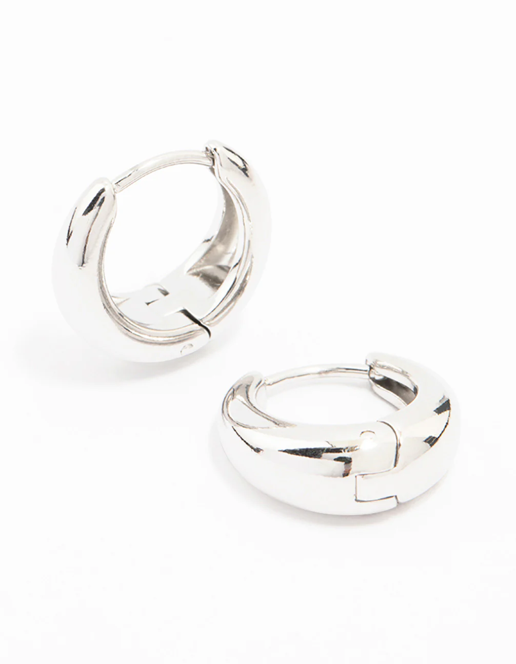 Waterproof Stainless Steel Mini Drop Huggie Earrings - Image 2