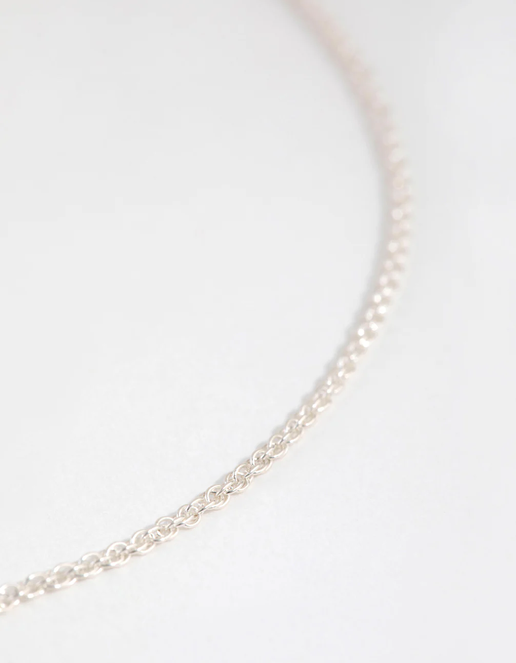 Sterling Silver Twist Chain Necklace - Image 3
