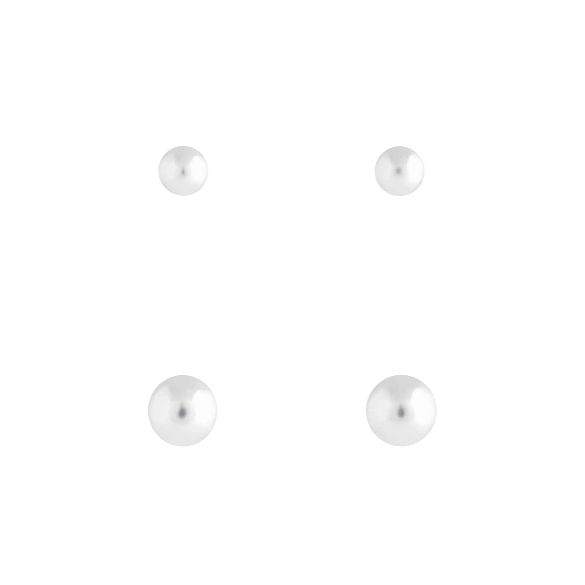 Sterling Silver Bead Stud Pack - Image 2