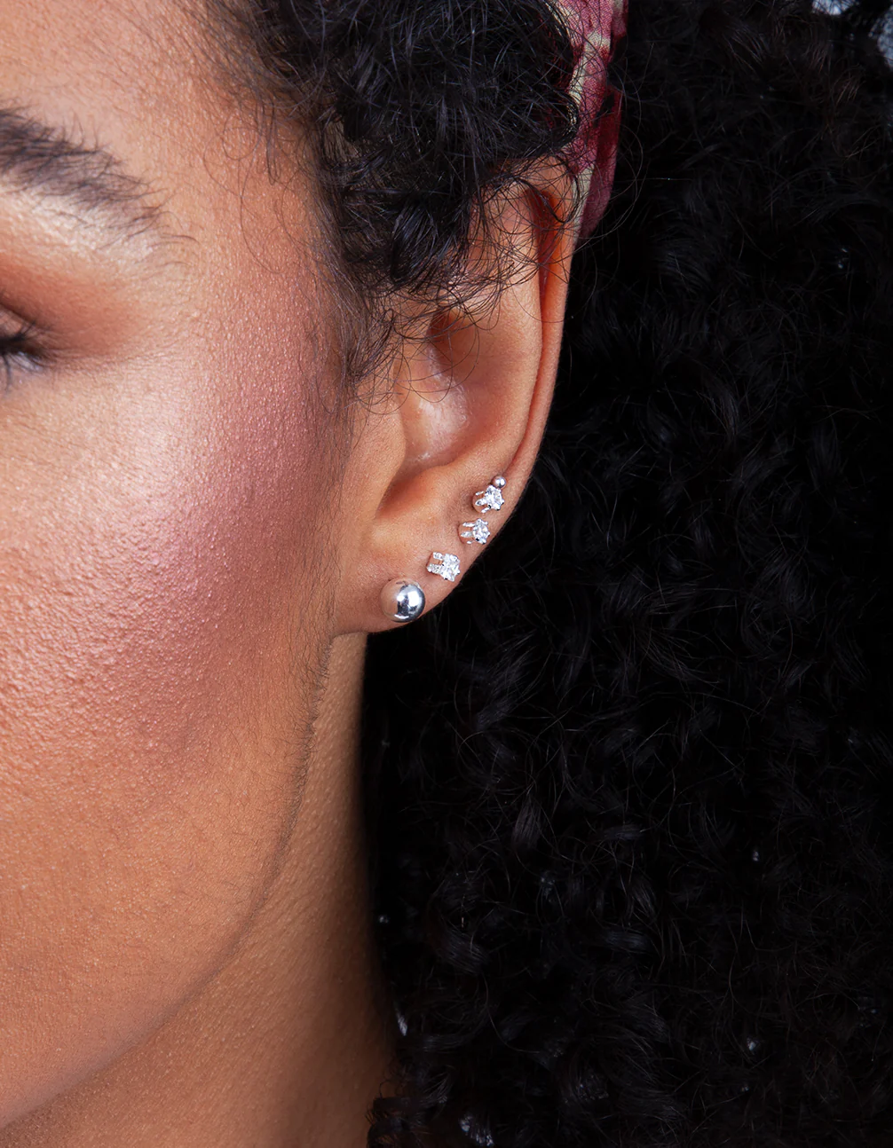 Sterling Silver Bead Stud Pack - Image 3
