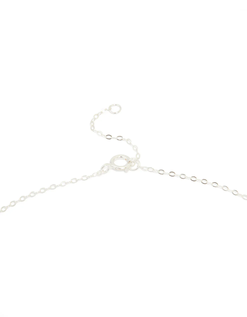 Sterling Silver Blue Cubic Zirconia & Starfish Pendant Necklace - Image 3