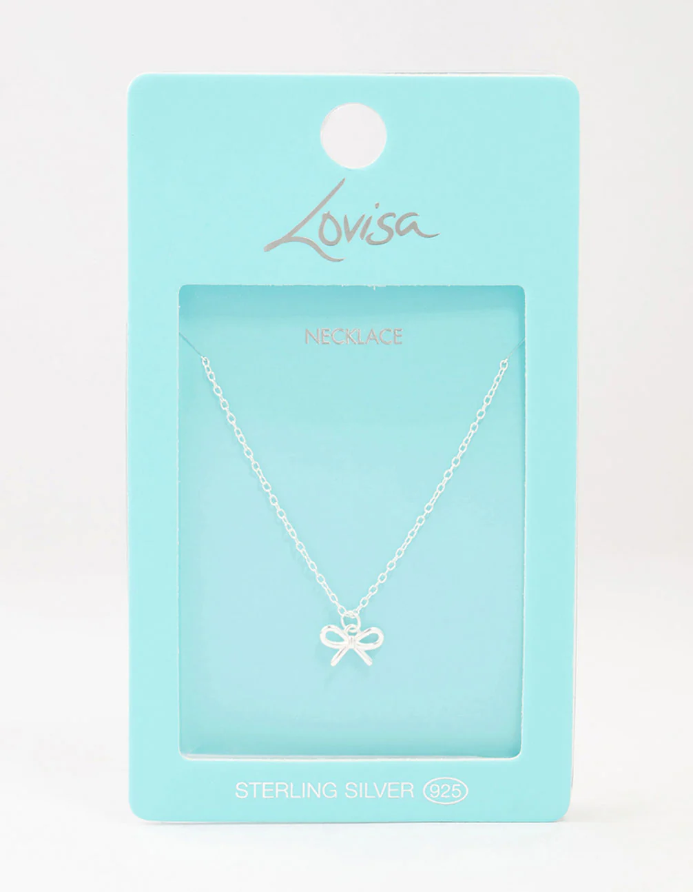 Sterling Silver Bow Necklace - Image 3