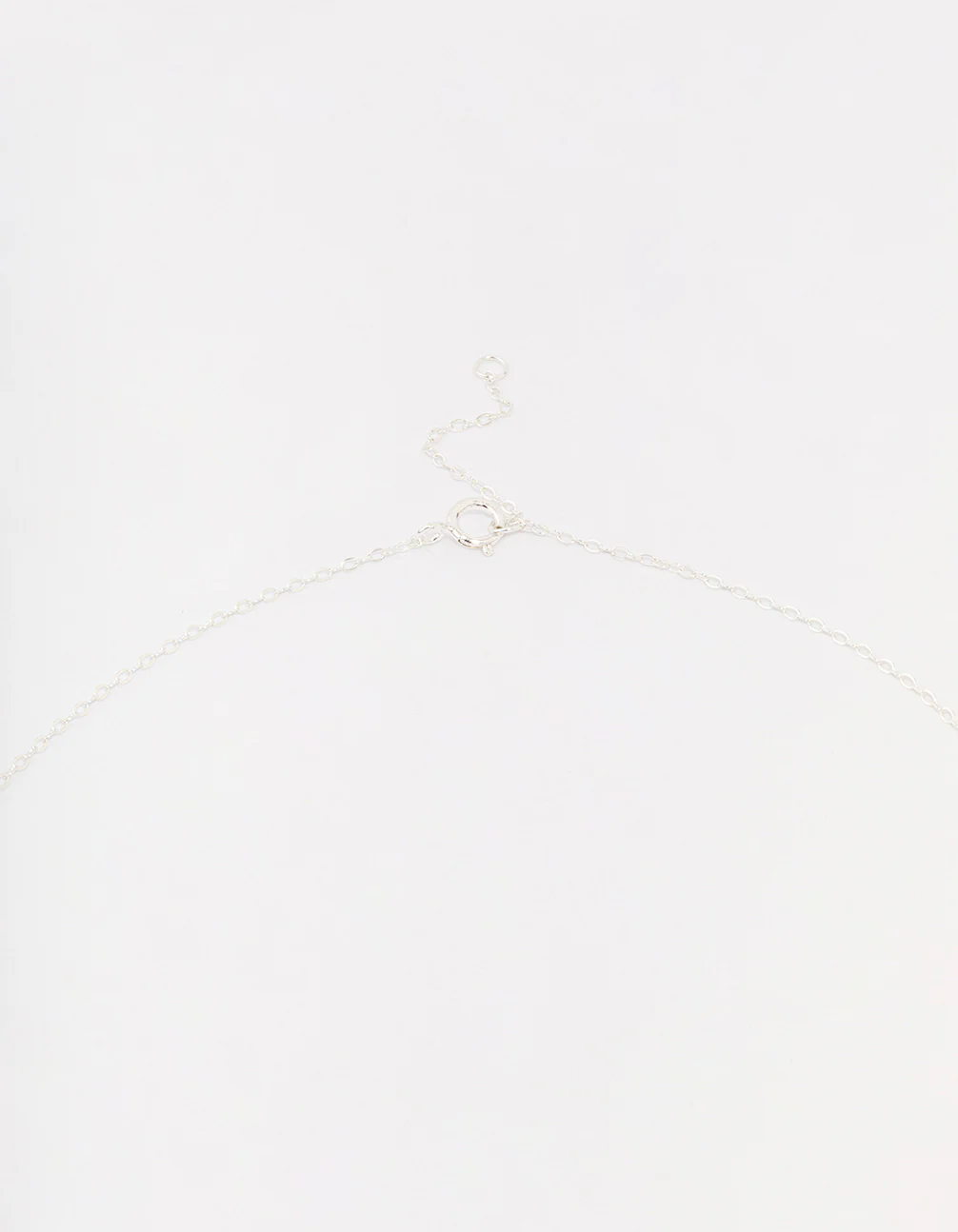 Sterling Silver Bow Pendant Necklace - Image 3