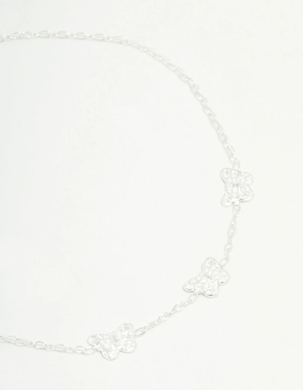 Sterling Silver Butterfly Trio Bracelet - Image 2