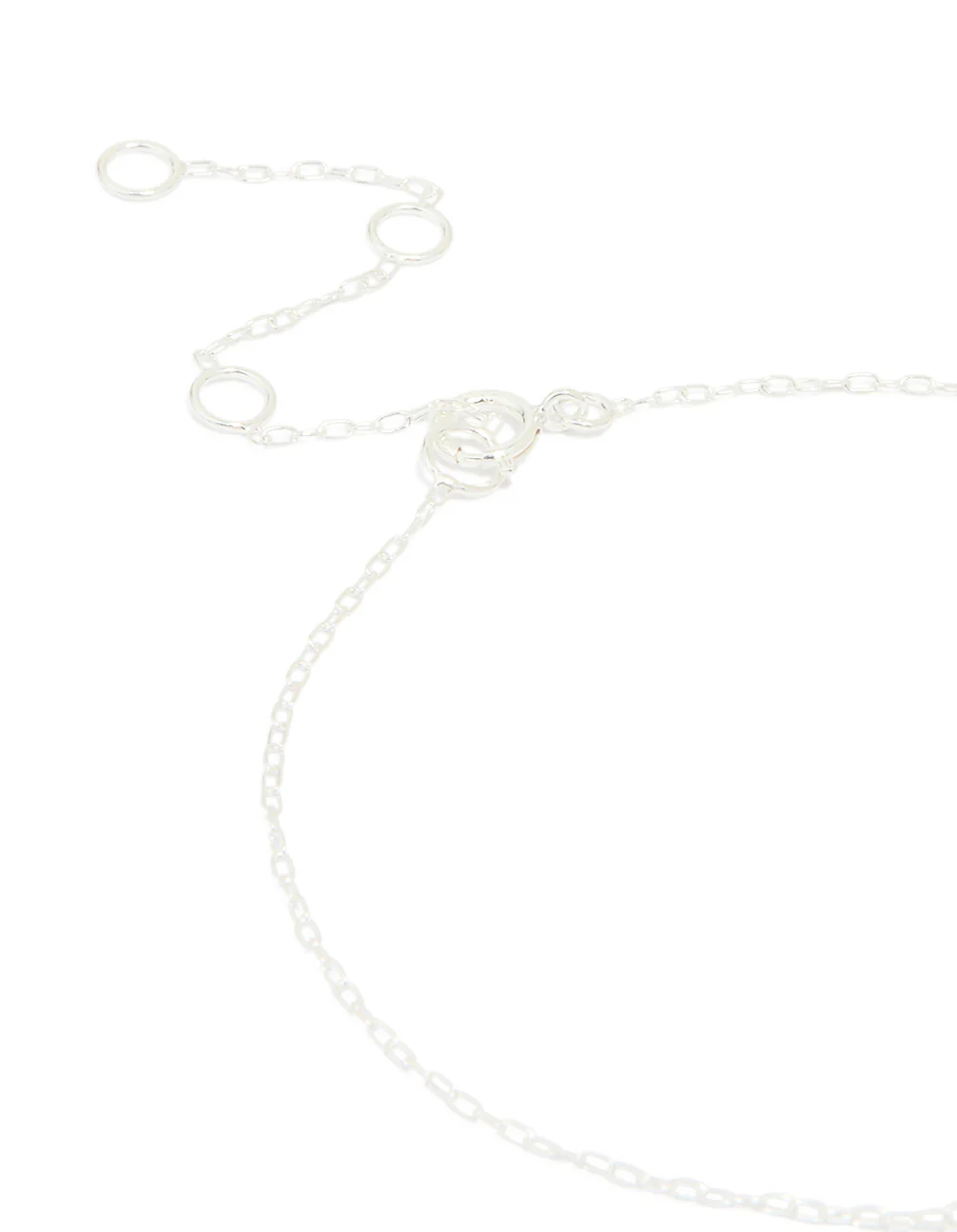 Sterling Silver Cubic Zirconia Bar Bracelet - Image 3