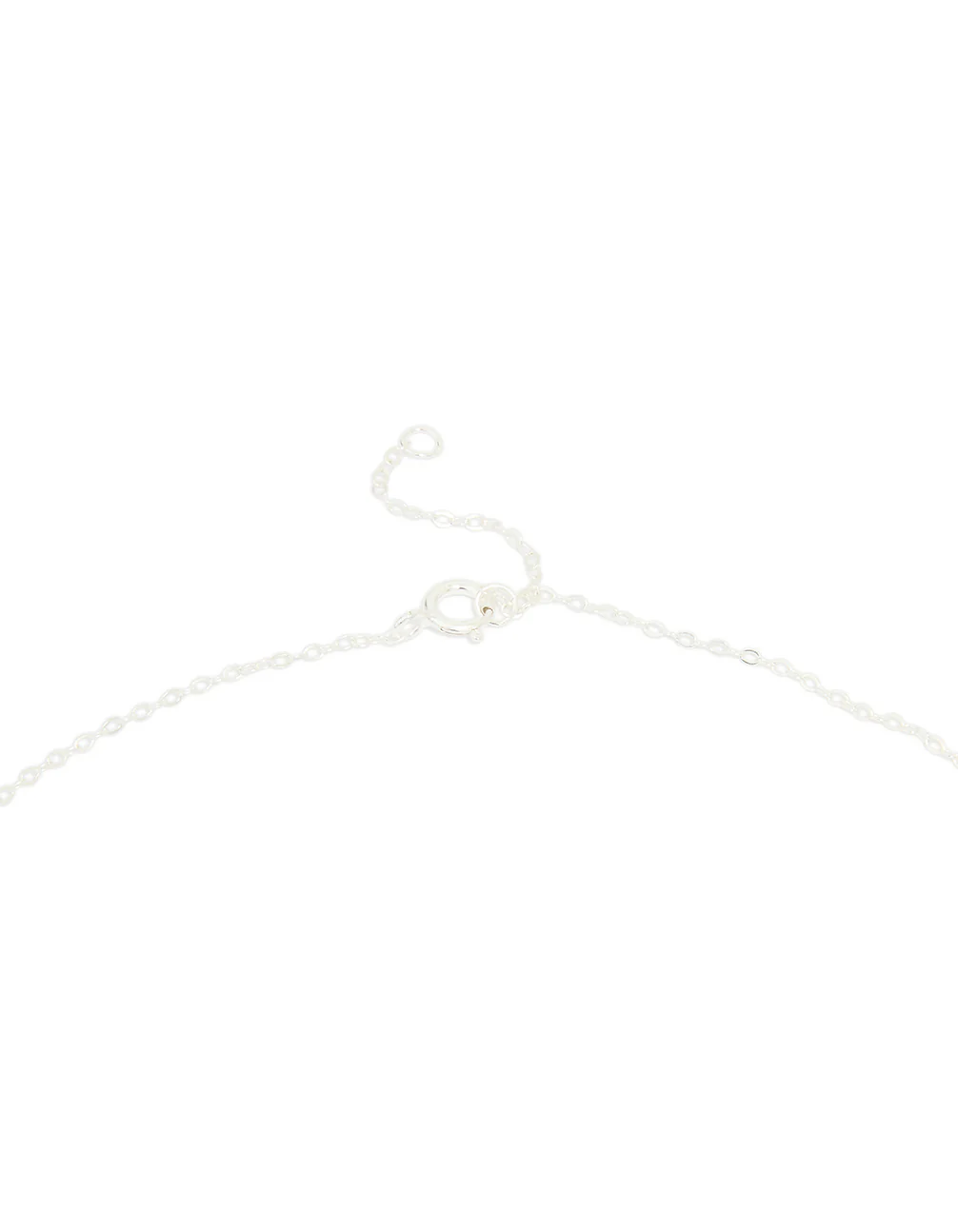 Sterling Silver Cubic Zirconia Cross Pendant Necklace - Image 5