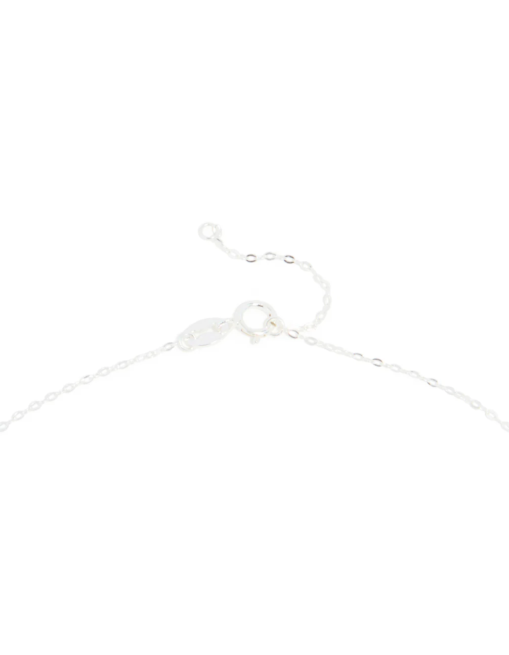 Sterling Silver Cubic Zirconia Double Heart Necklace - Image 5