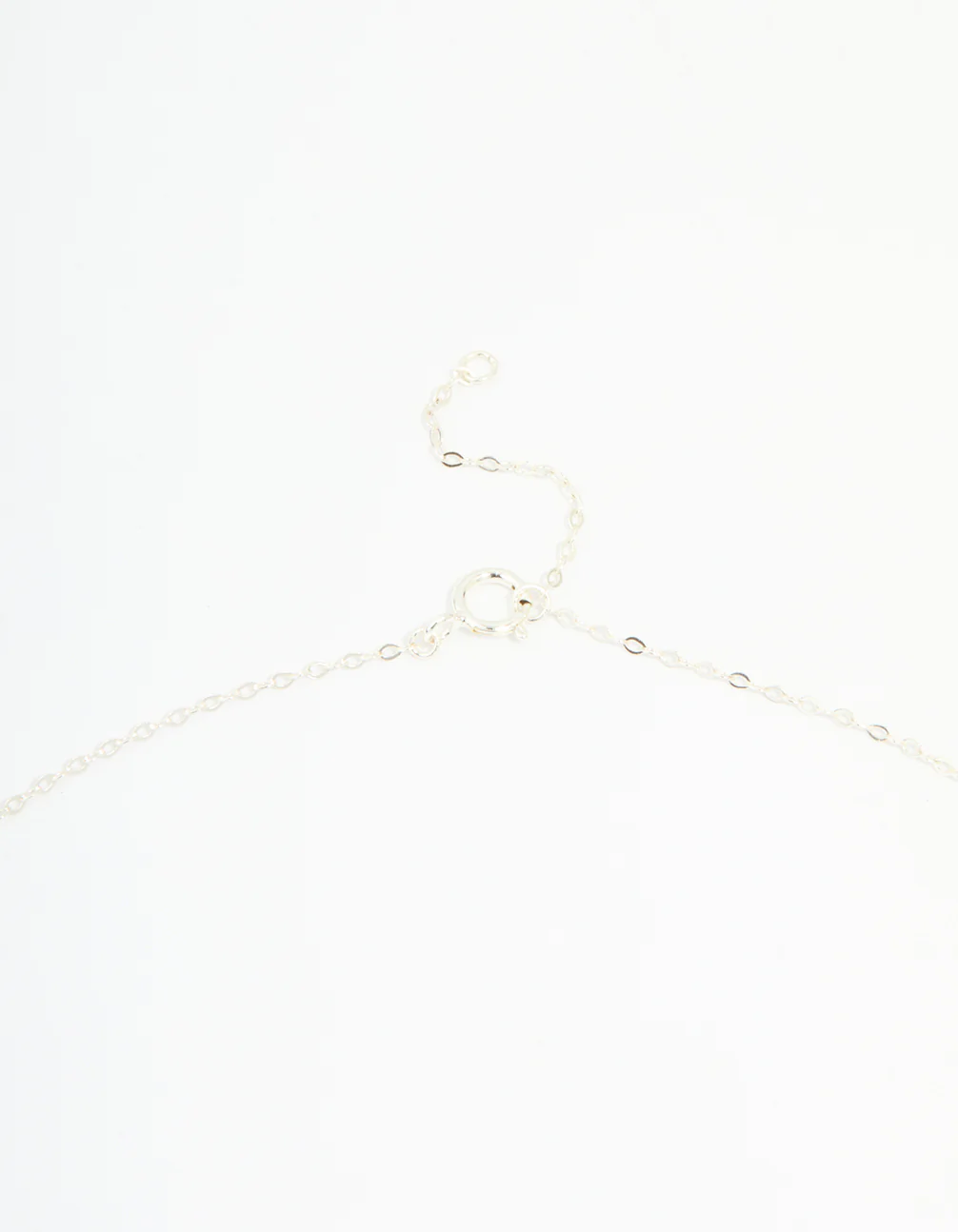 Sterling Silver Cubic Zirconia Horseshoe Necklace - Image 5