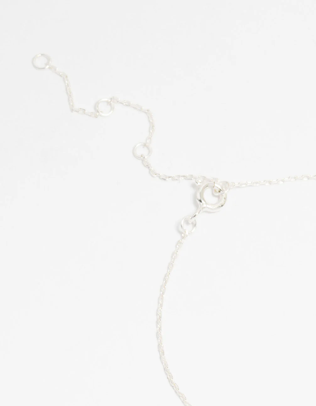 Sterling Silver Cubic Zirconia Micro Flower Bracelet - Image 3