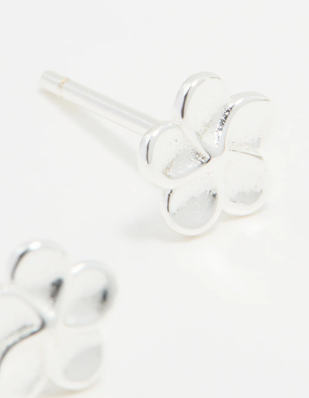Sterling Silver Frangipani Stud Earrings - Image 5