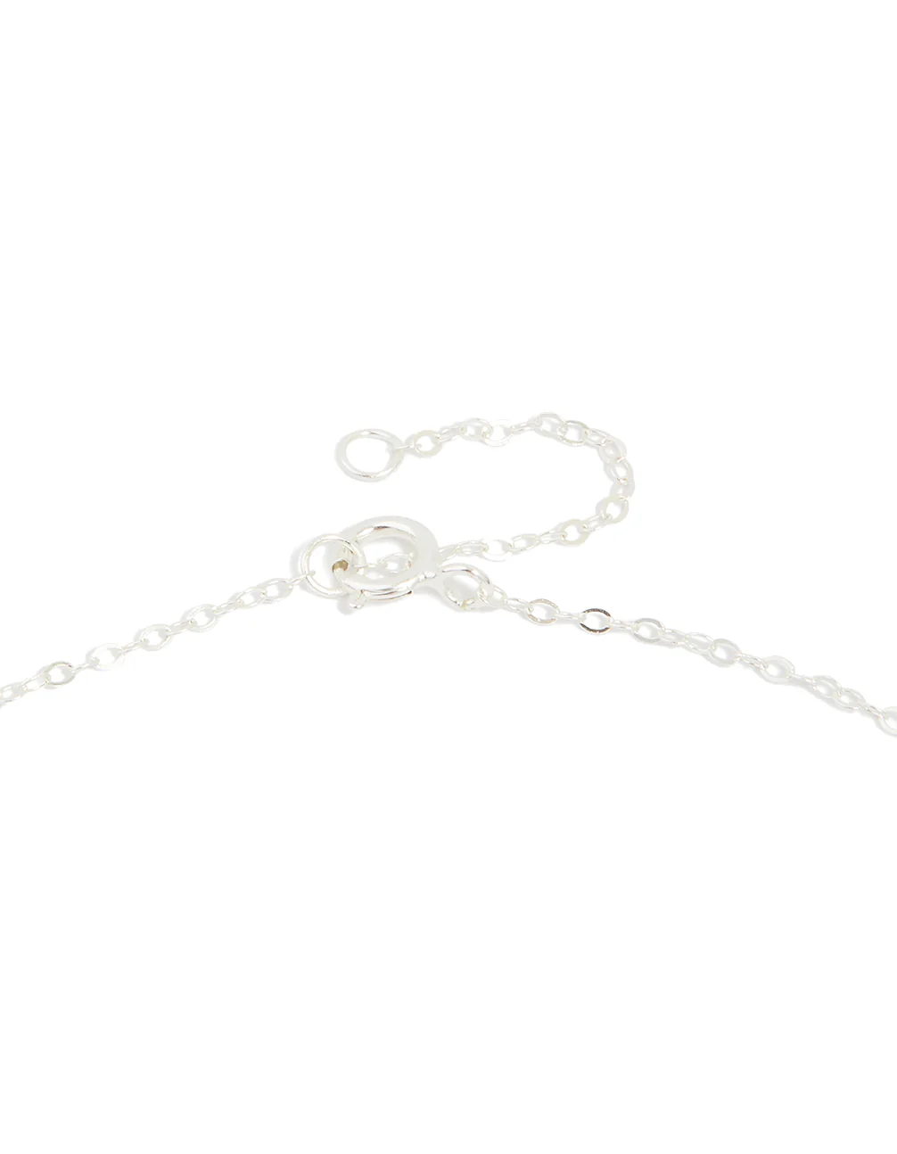 Sterling Silver Heart & Key Pendant Necklace - Image 5