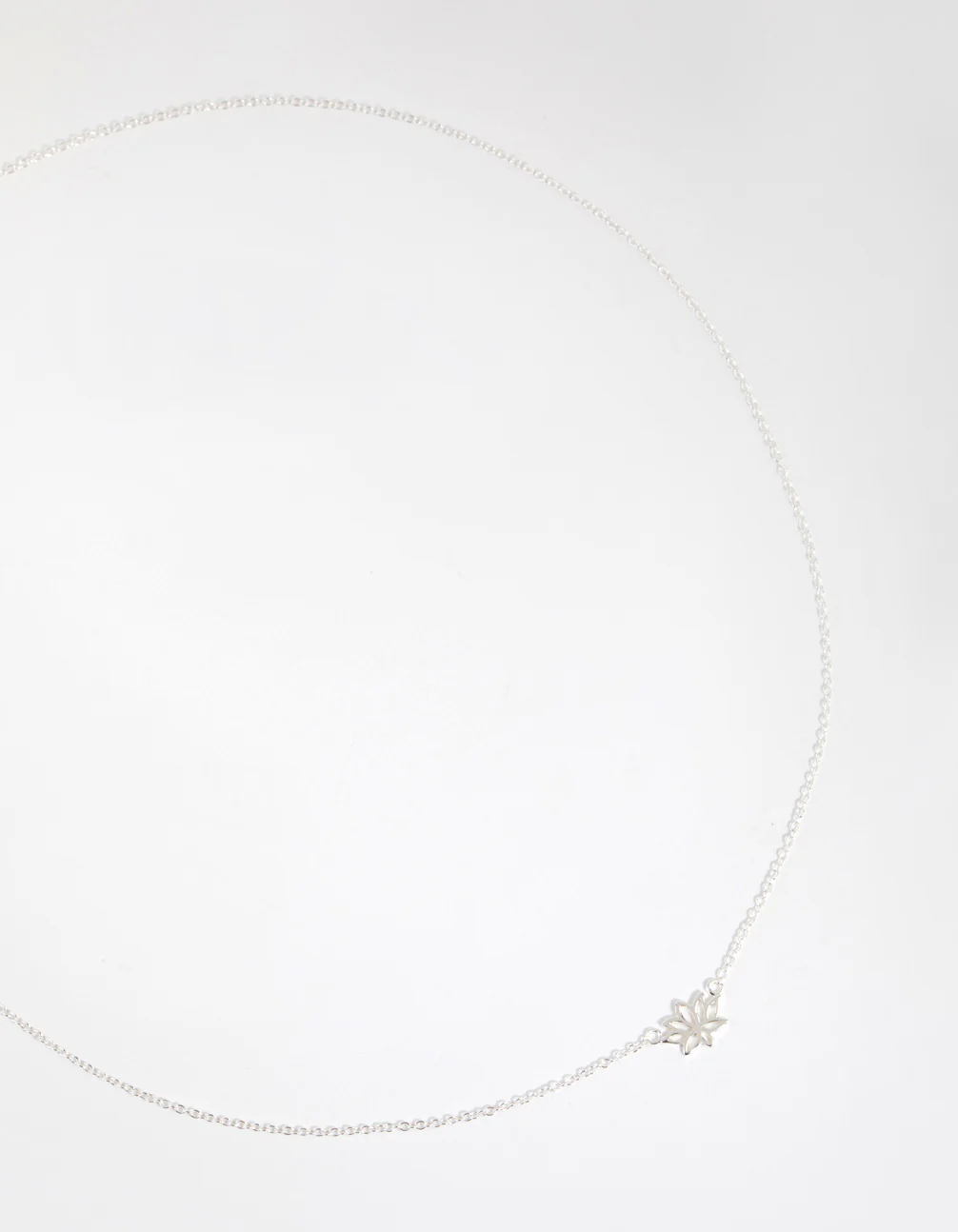 Sterling Silver Lotus Necklace - Image 2