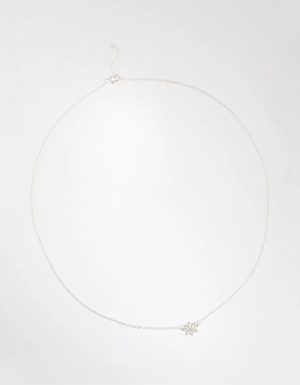 Sterling Silver Lotus Necklace - Image 3