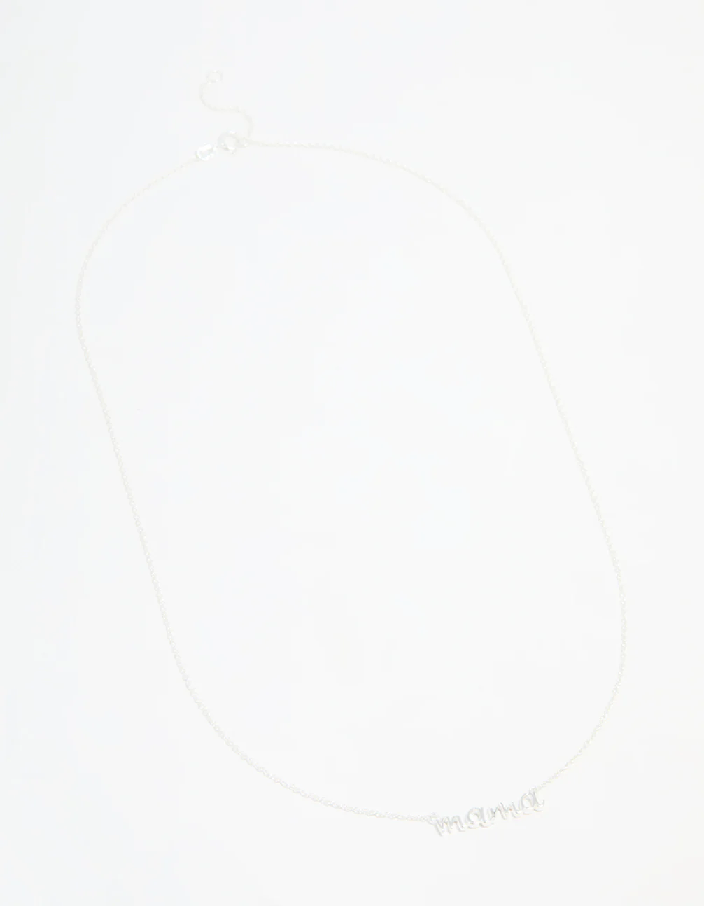 Sterling Silver Mama Pendant Necklace - Image 4