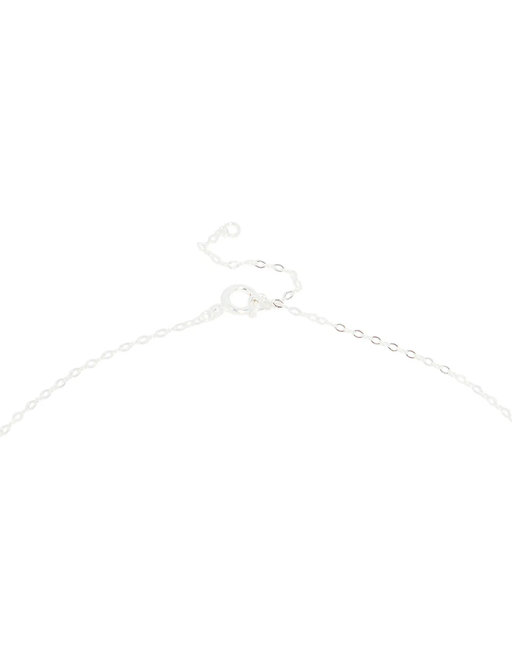 Sterling Silver Pebble Pendant Necklace - Image 5