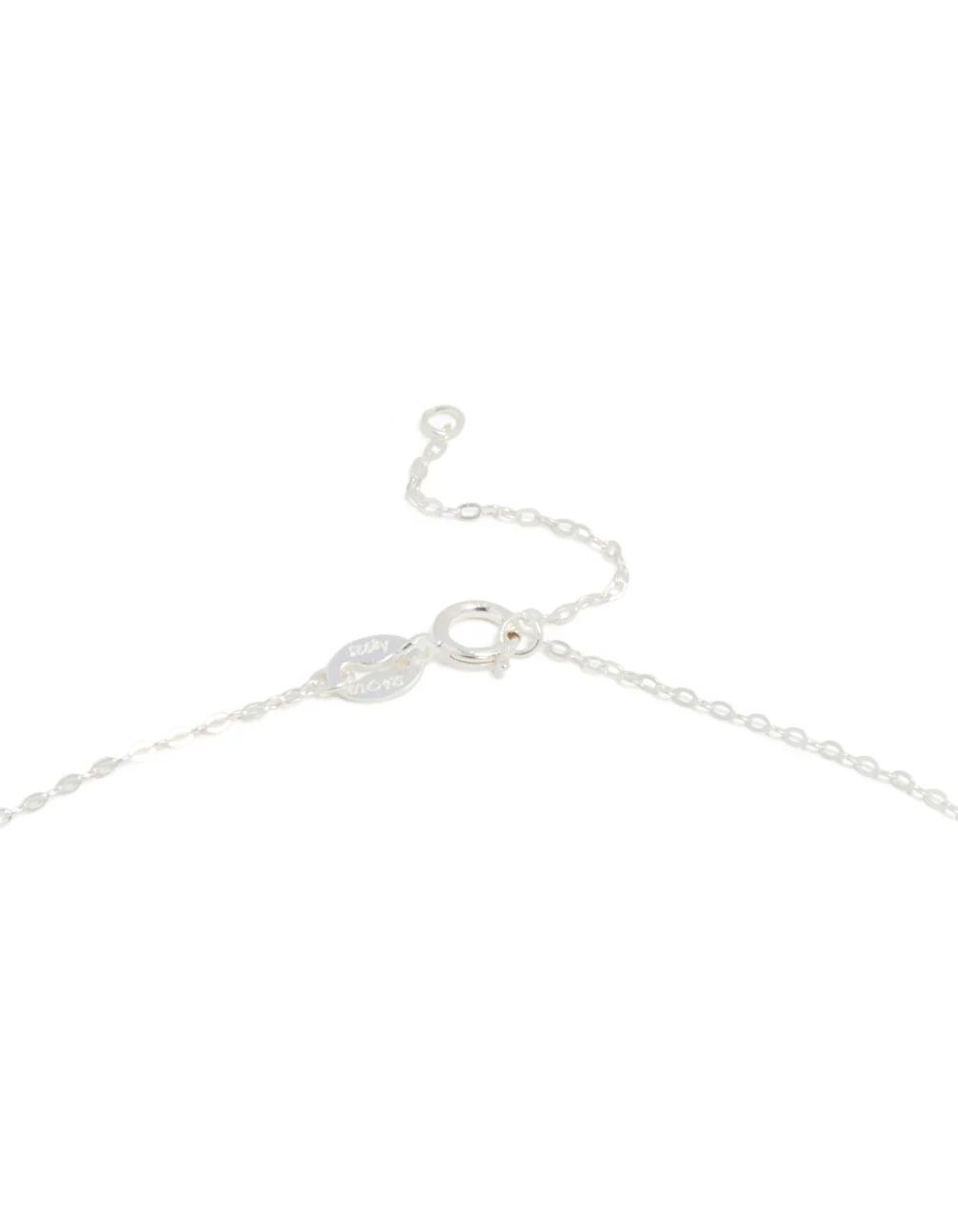 Sterling Silver Round Mary Pendant Necklace - Image 4