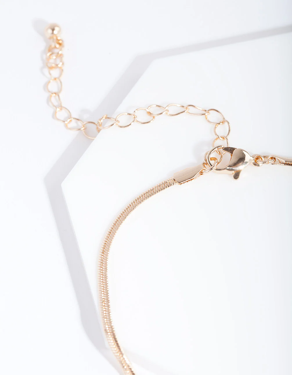 Gold 2mm Snake Chain Anklet - Image 3