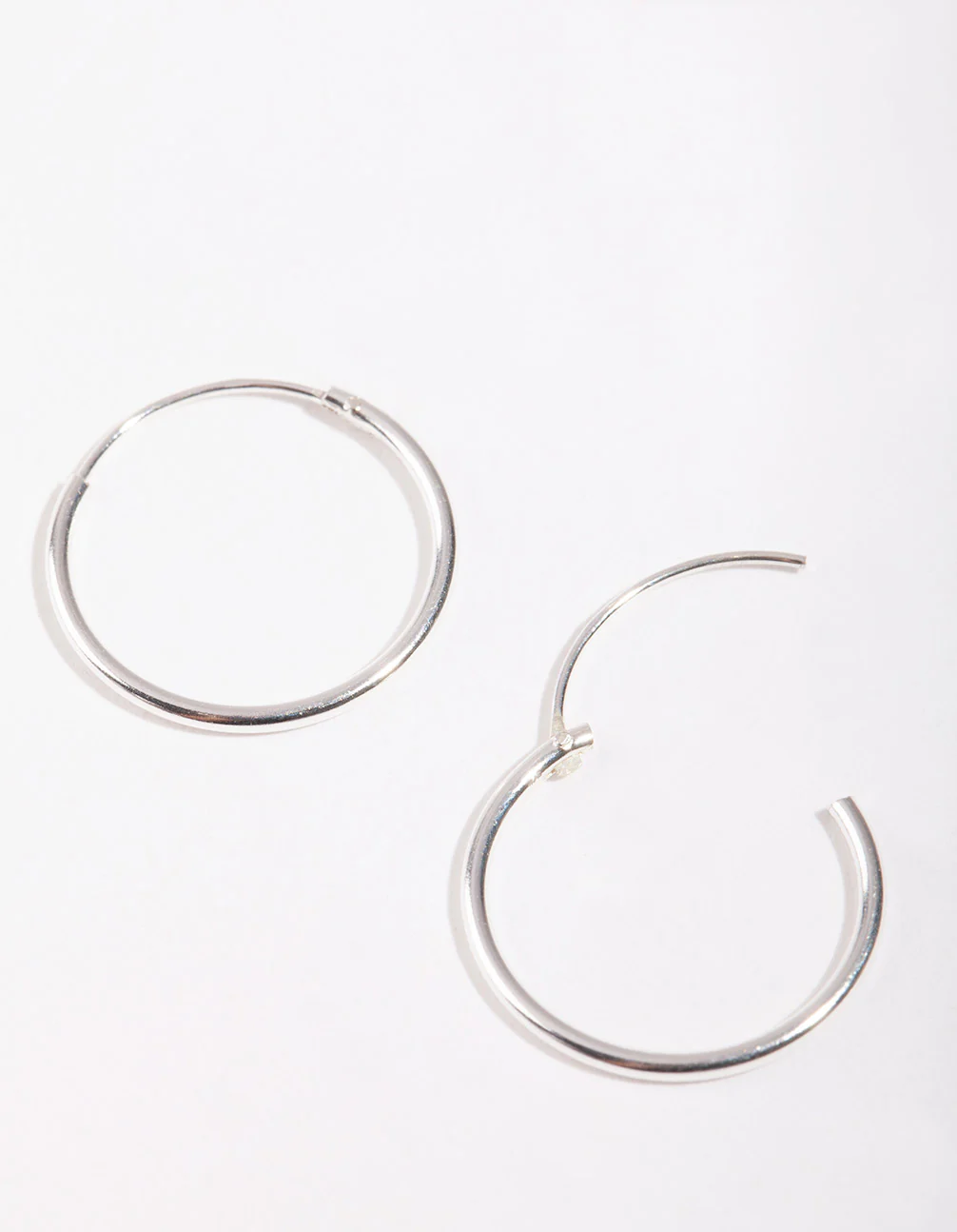 Sterling Silver 16mm Hoop Earrings - Image 4
