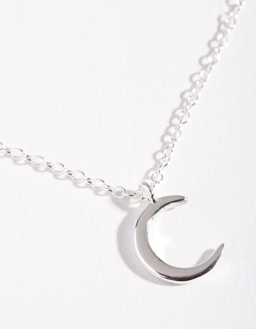 Sterling Silver Asymmetrical Celestial Necklace - Image 4