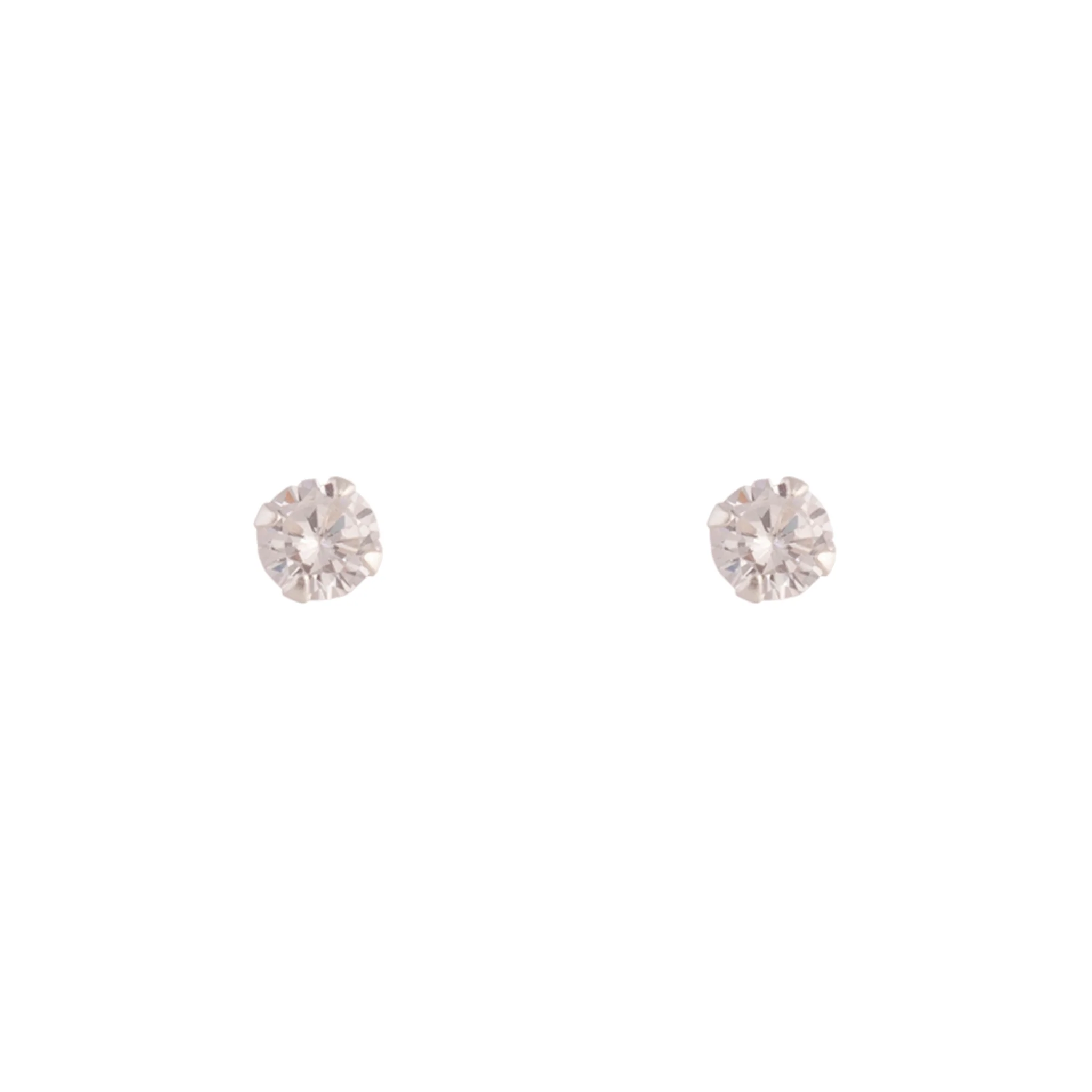 Sterling Silver Baby Carat Stud 2mm Earrings - Image 4