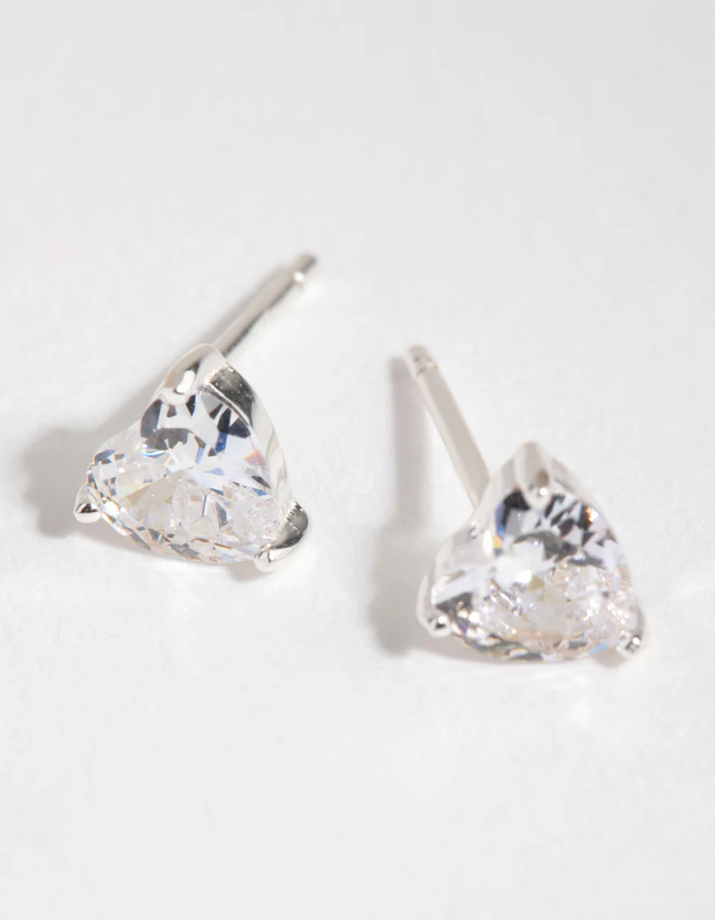 Sterling Silver Cubic Zirconia Butterfly Pack Stud Earring - Image 3