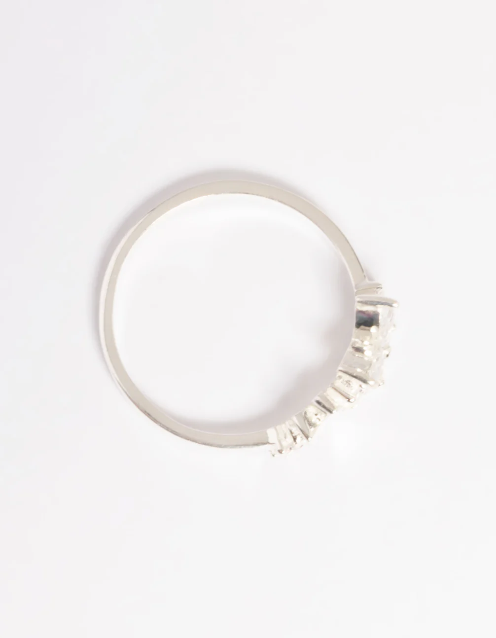 Sterling Silver Cubic Zirconia Butterfly Ring - Image 3