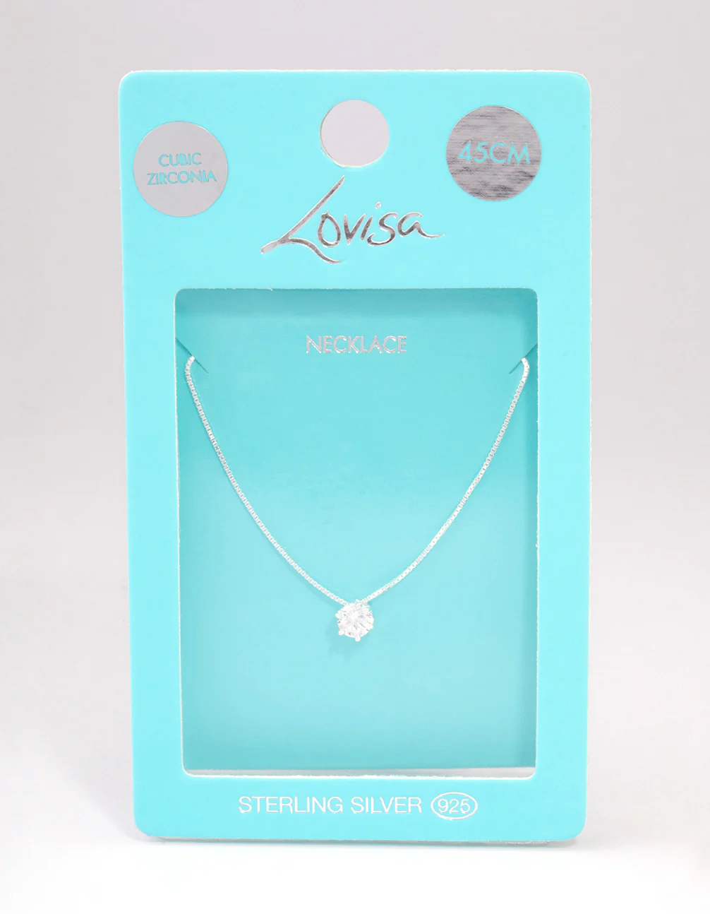 Sterling Silver Classic Claw Pendant Necklace - Image 3