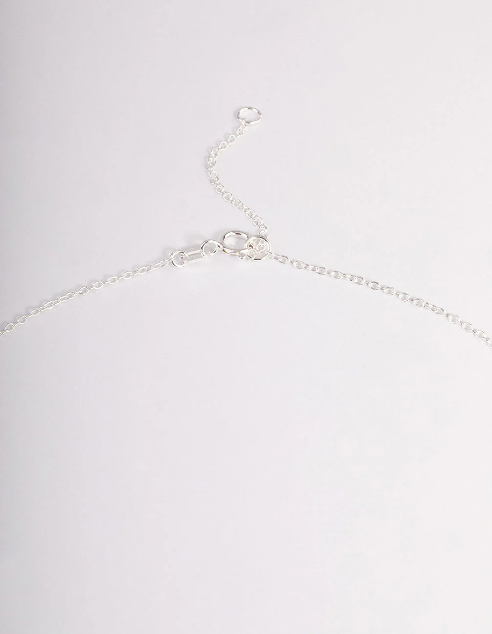 Sterling Silver Cubic Zirconia Halo Heart Pendant Necklace - Image 3