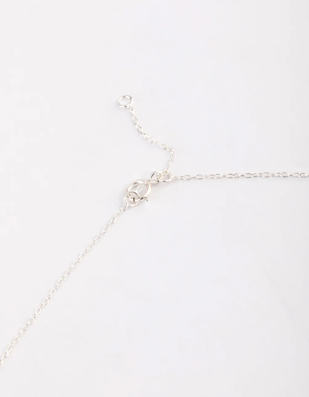 Sterling Silver Cubic Zirconia Pave Heart Necklace - Image 3