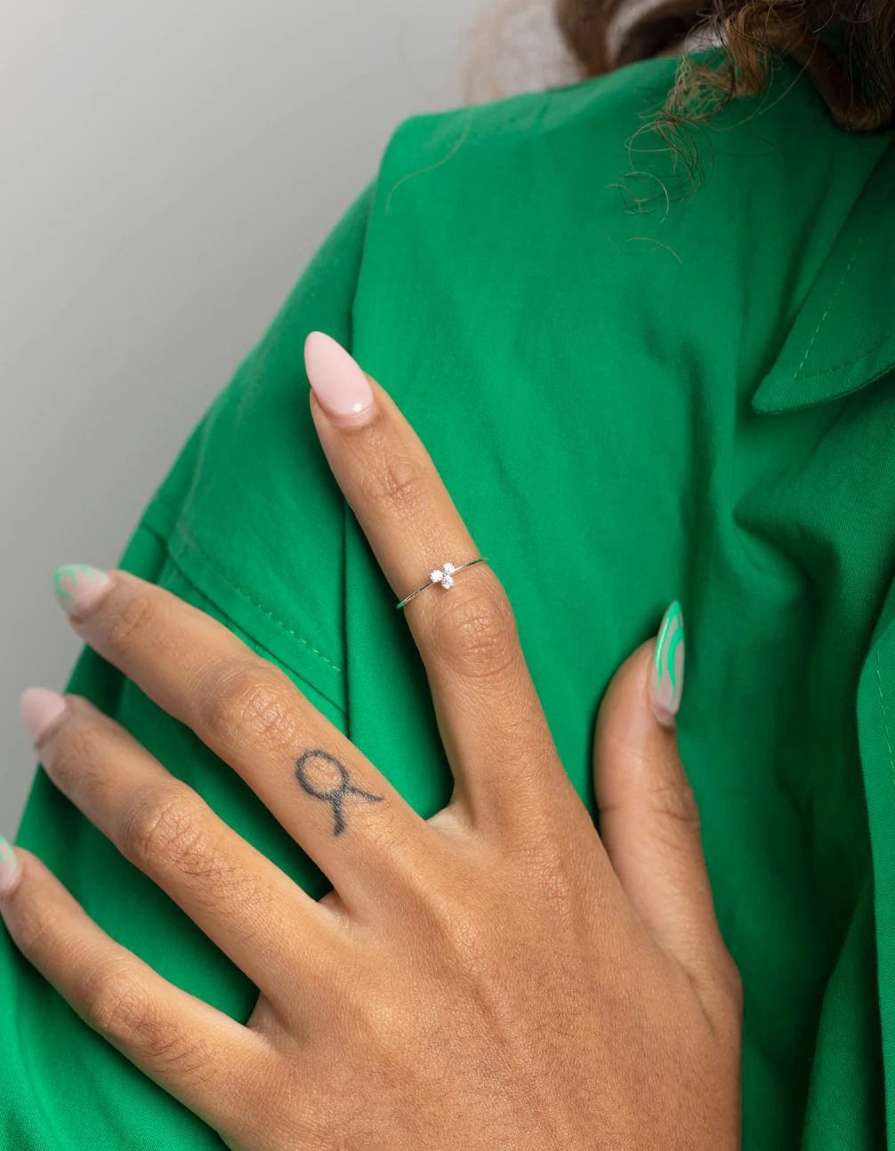 Sterling Silver Cubic Zirconia Ring - Image 2