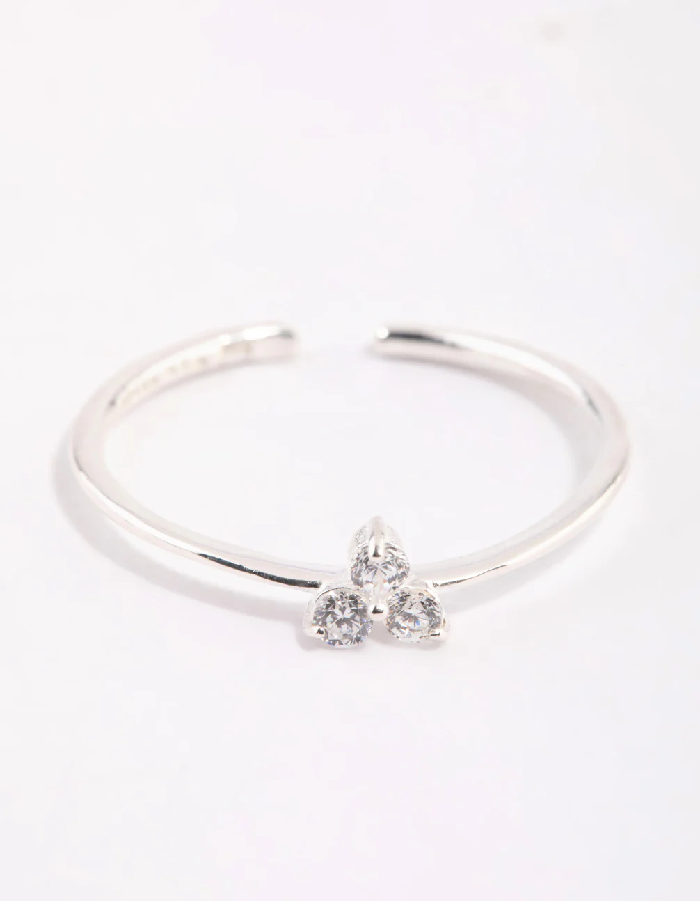 Sterling Silver Cubic Zirconia Ring - Image 3