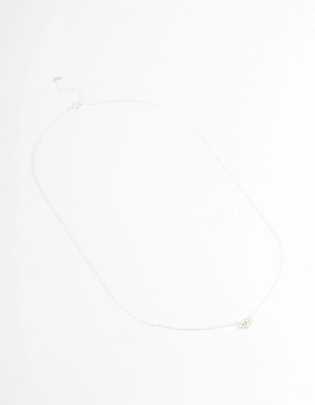 Sterling Silver Evil Eye Necklace - Image 2