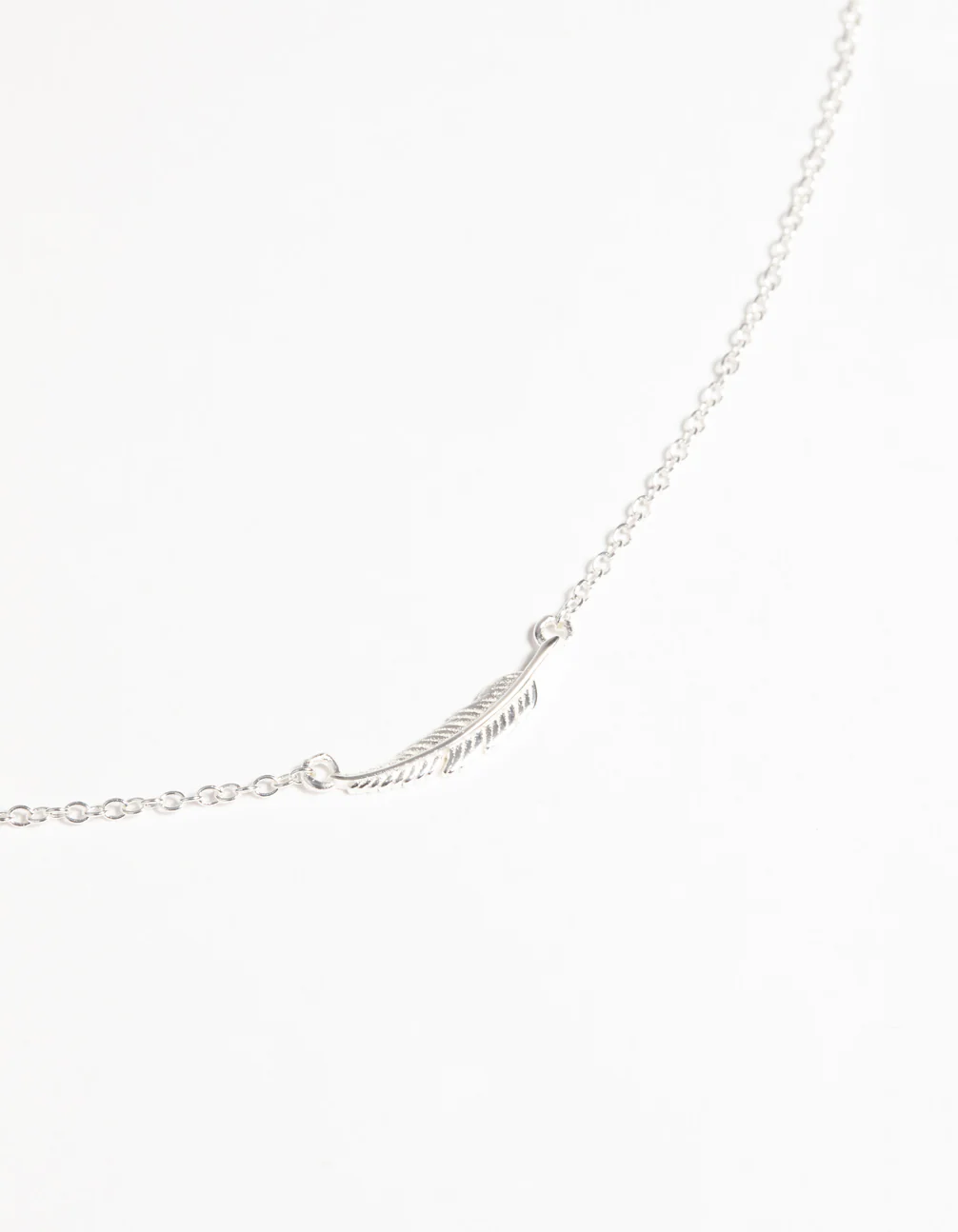 Sterling Silver Falling Leaf Necklace - Image 4
