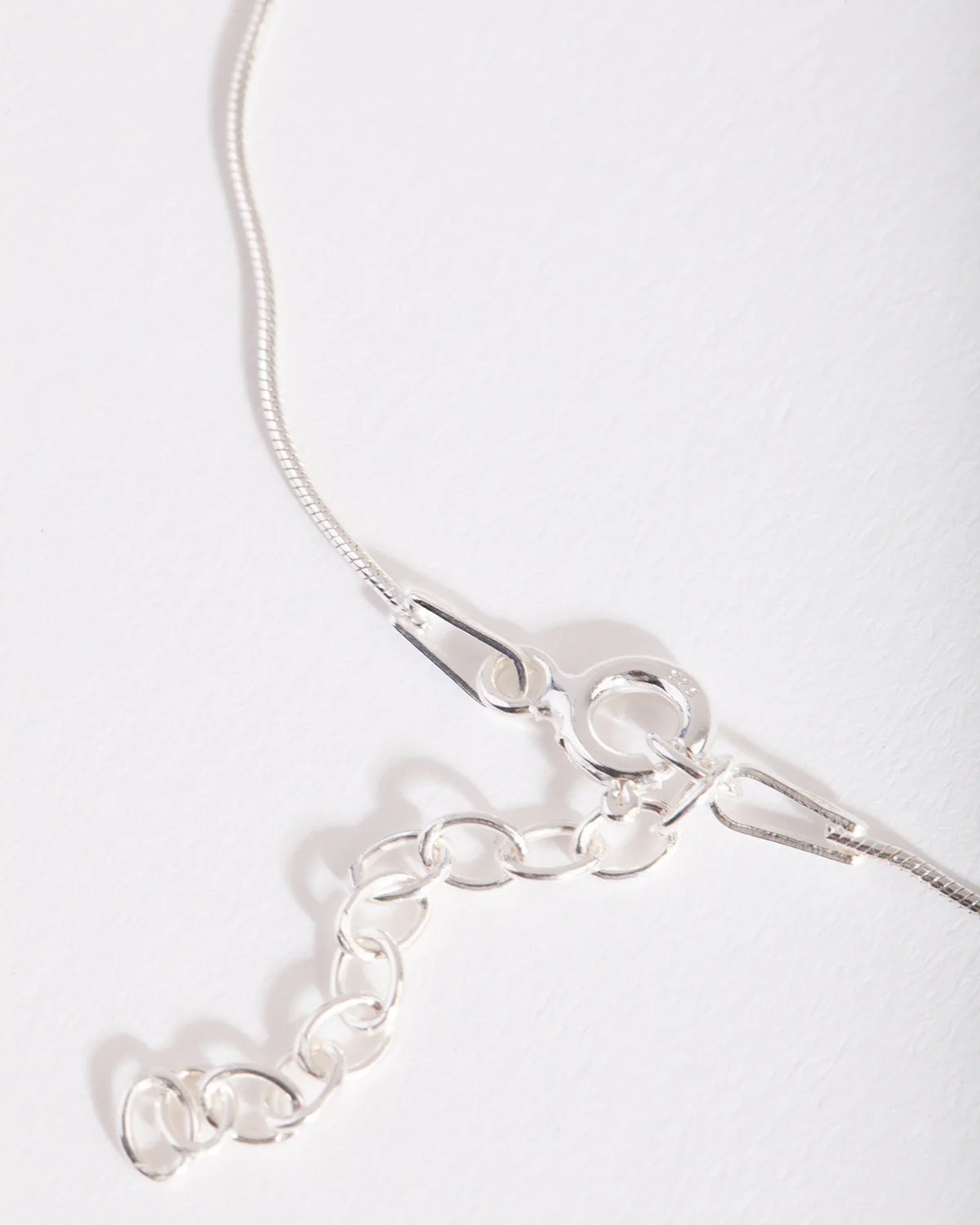 Sterling Silver Fine Snake Chain Bracelet - Image 3