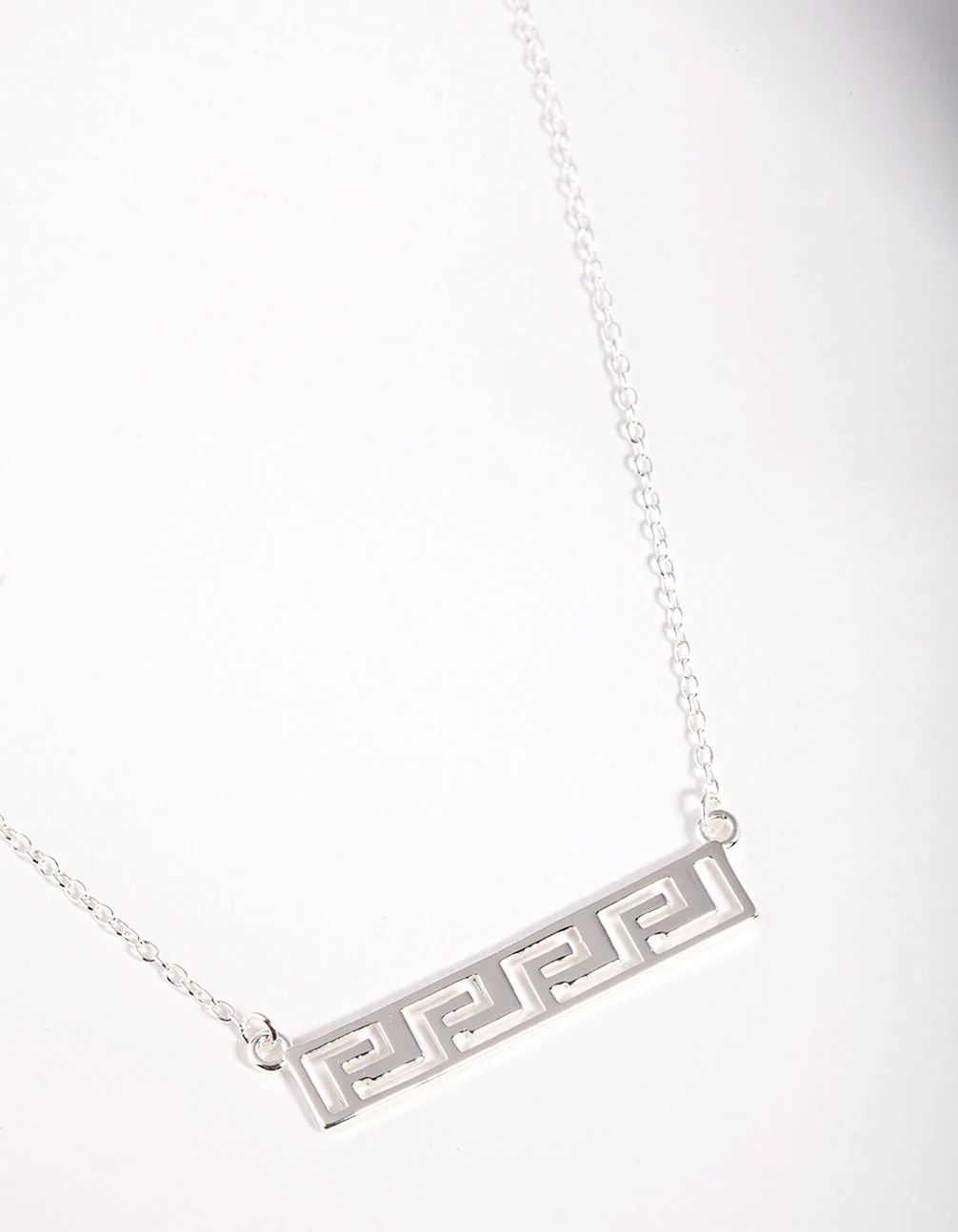 Sterling Silver Greek Key Necklace - Image 2