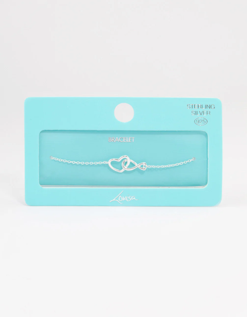 Sterling Silver Heart & Infinity Bracelet - Image 3