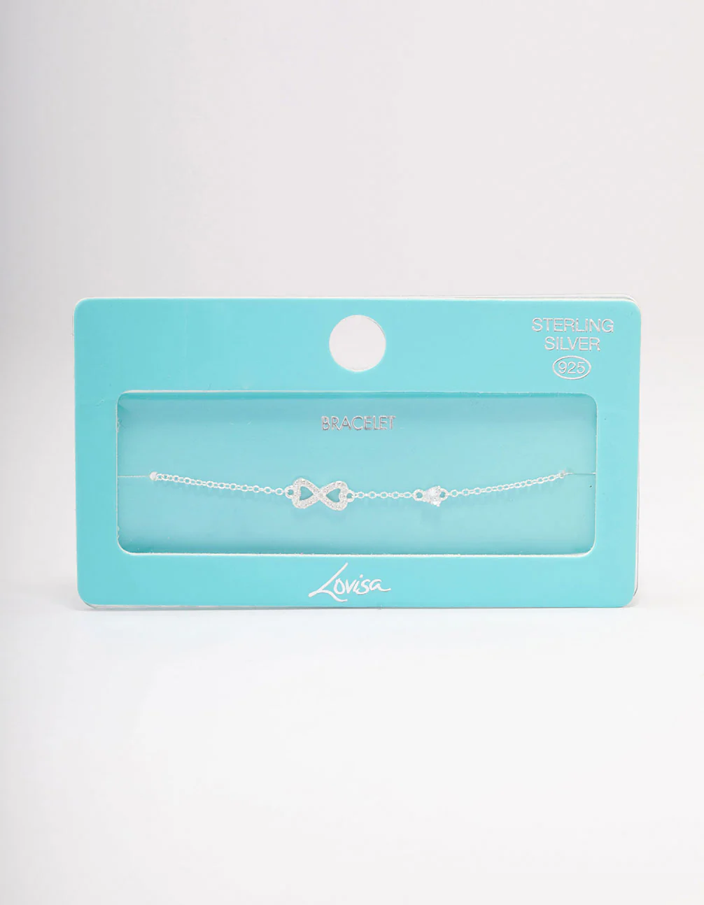 Sterling Silver Infinity Heart Bracelet - Image 3