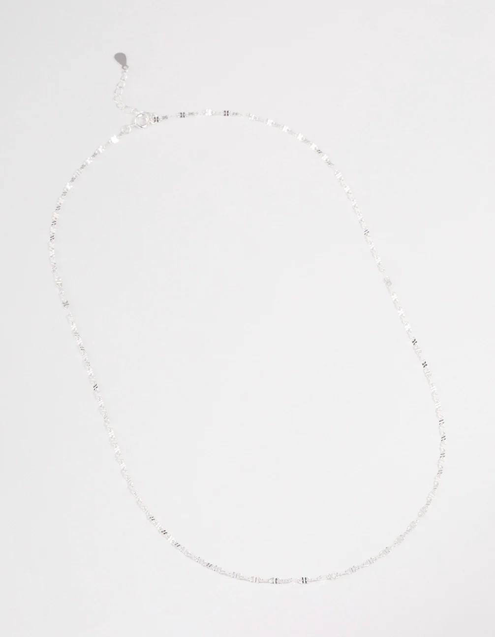 Sterling Silver Infinity Link Chain Necklace - Image 2