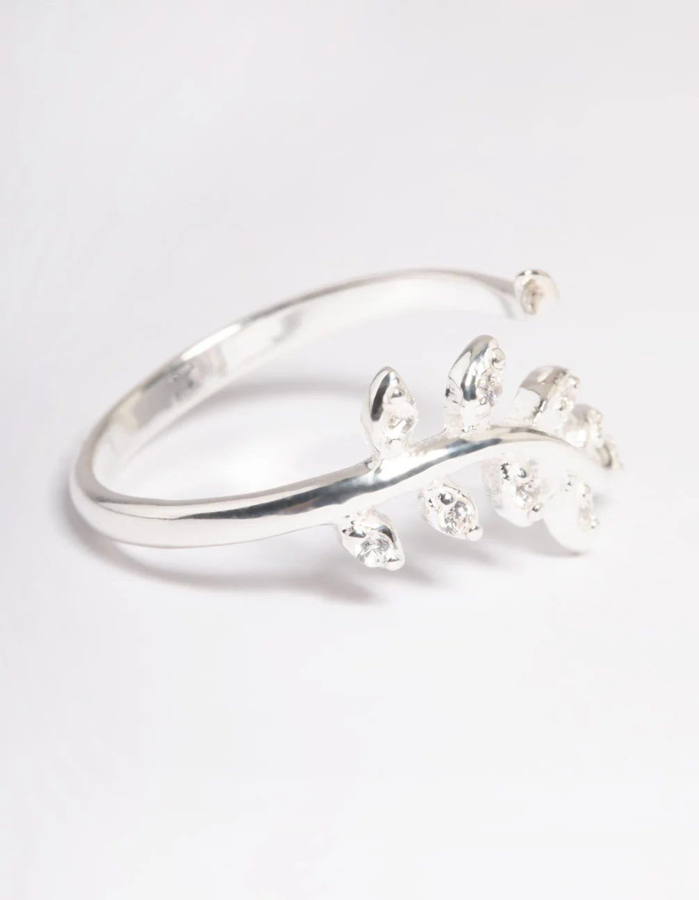 Sterling Silver Leaf Wrap Ring - Image 2