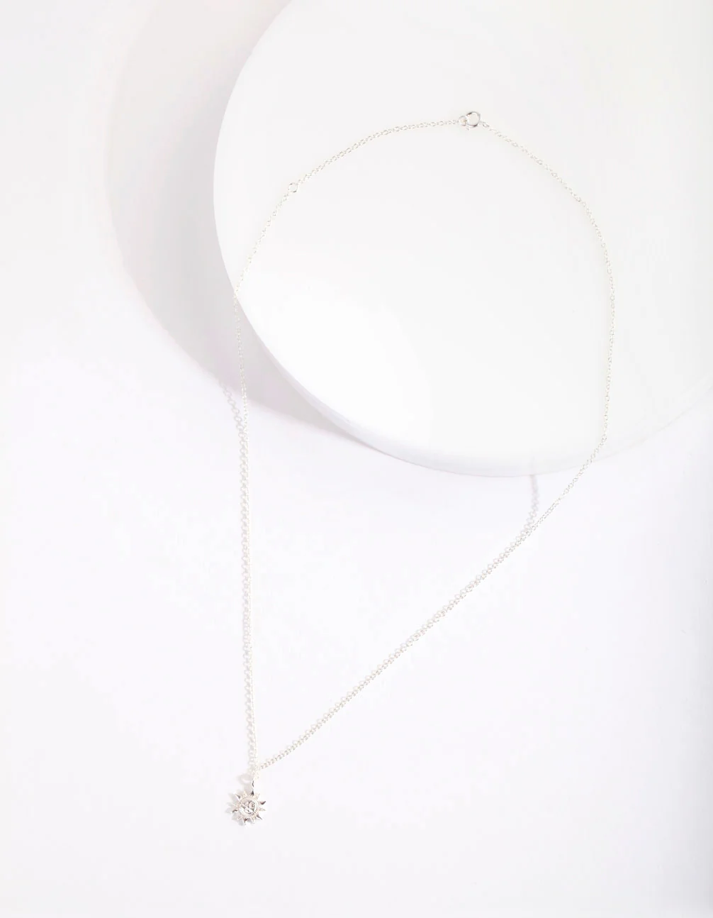 Sterling Silver Boho Sun Necklace - Image 3