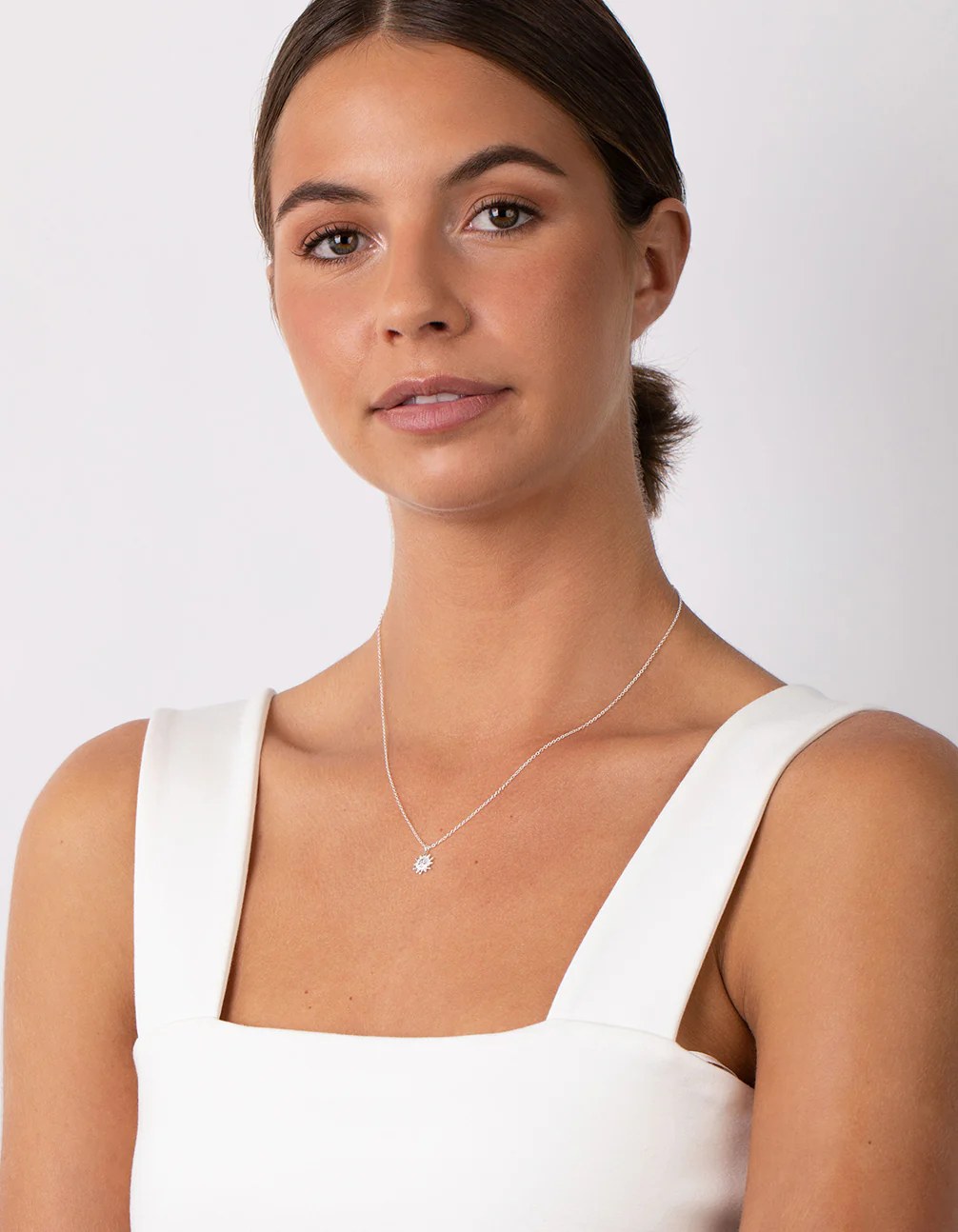 Sterling Silver Boho Sun Necklace - Image 5