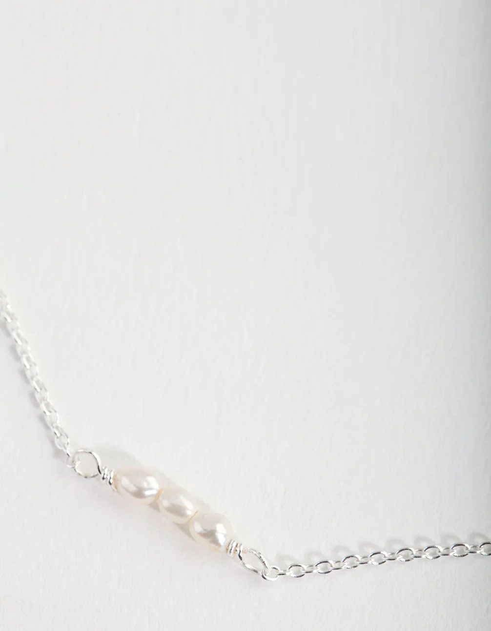 Sterling Silver Mini Pearl Bracelet - Image 3