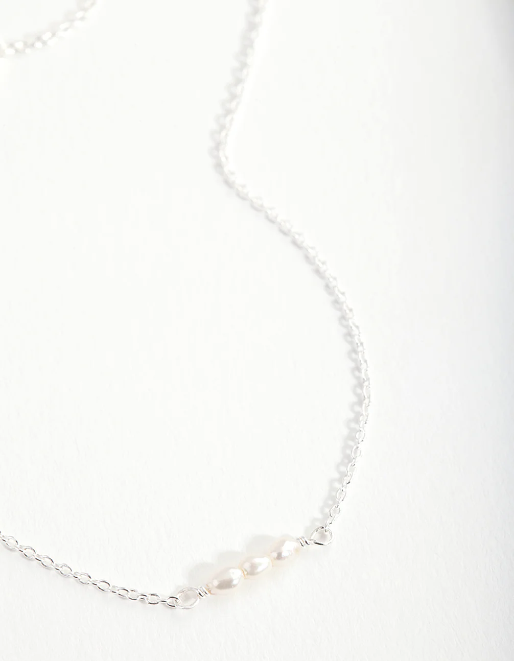 Sterling Silver Mini Pearl Bracelet - Image 4