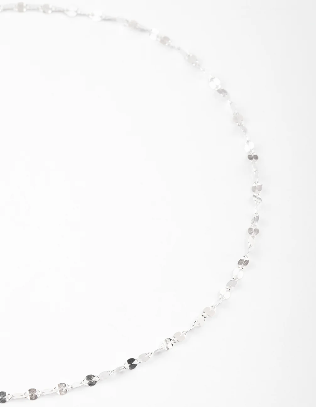 Sterling Silver Mirror Link Choker - Image 2