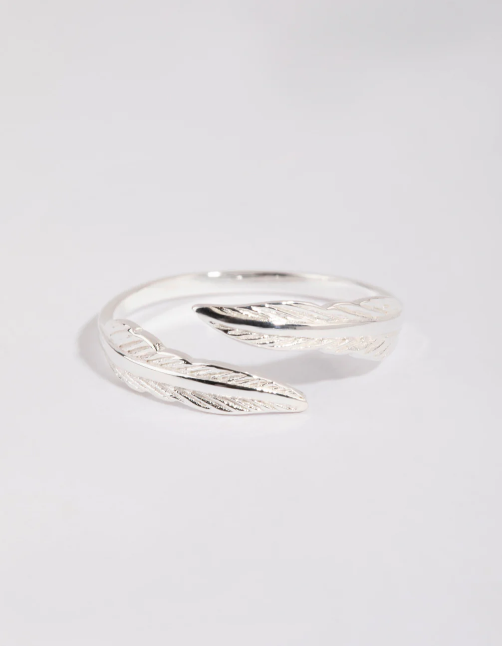 Sterling Silver Feather Wrap Ring - Image 2