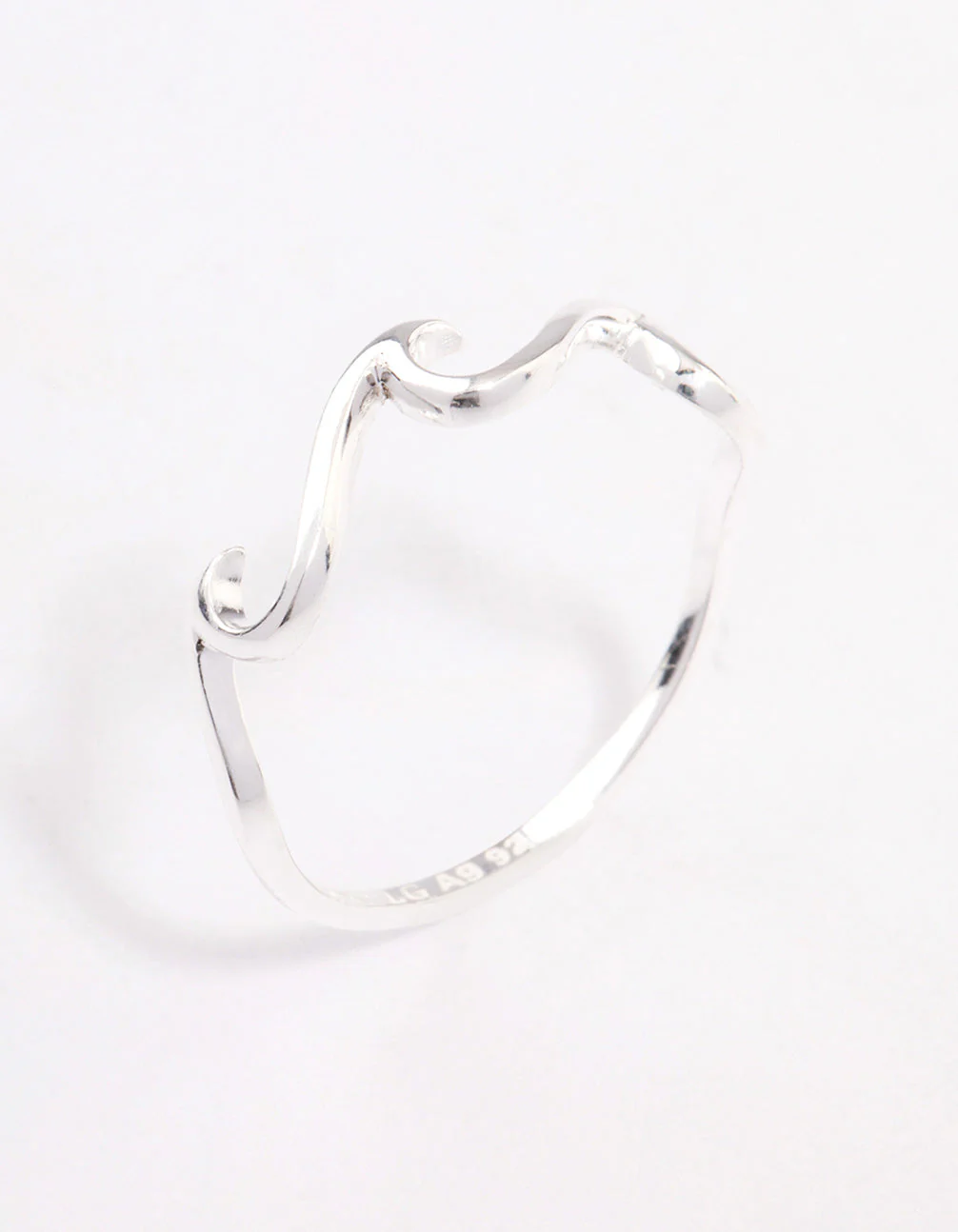 Sterling Silver Ocean Wave Ring - Image 2