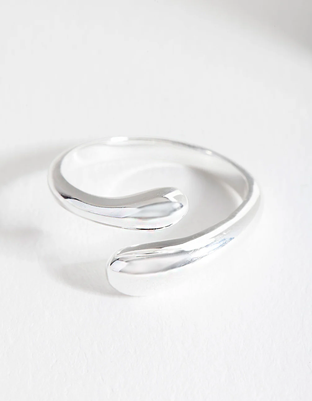 Sterling Silver Organic Open Ring - Image 3